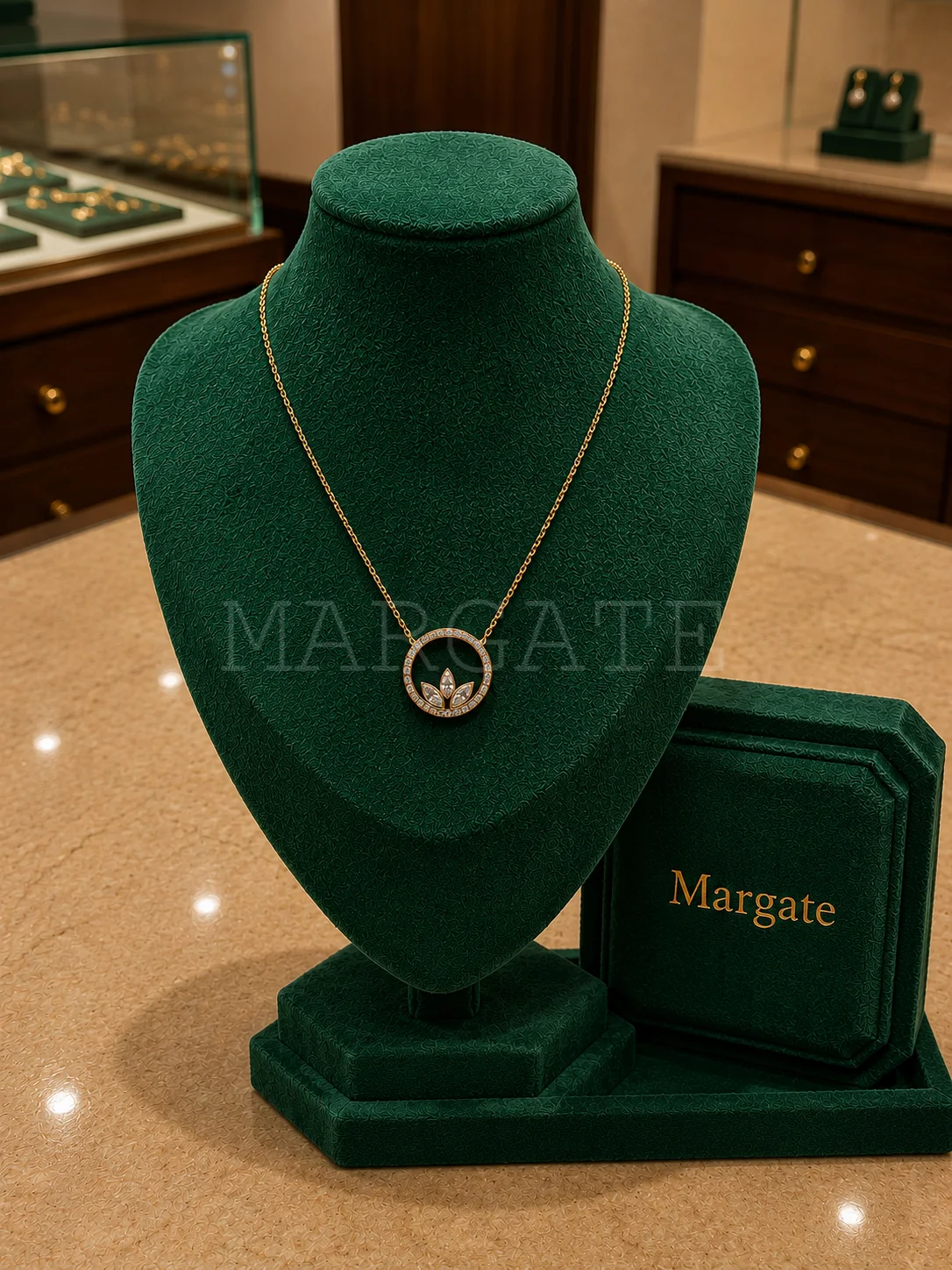 Collier Cercle Feuillage
