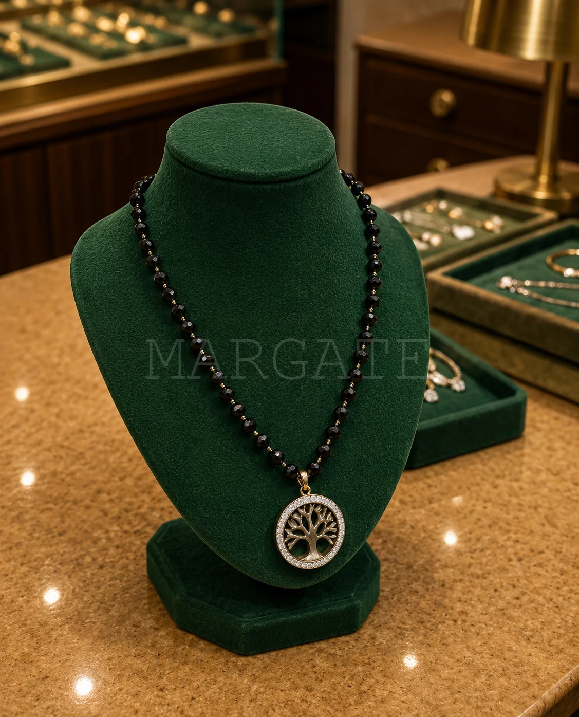 Collier Arbre de Vie Noir