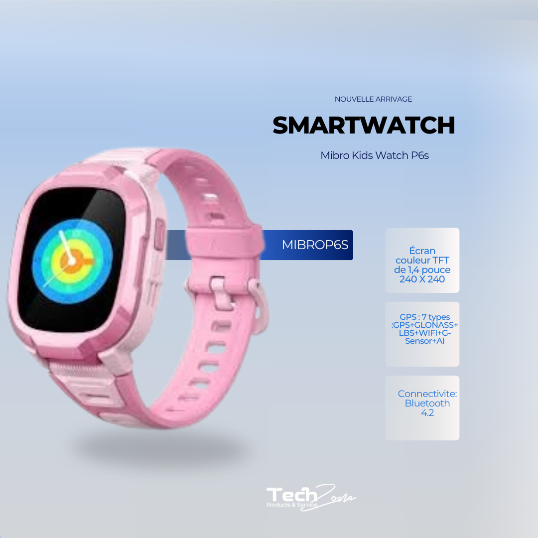 Montre Connectée Pour Enfants Mibro Kids Watch P6s