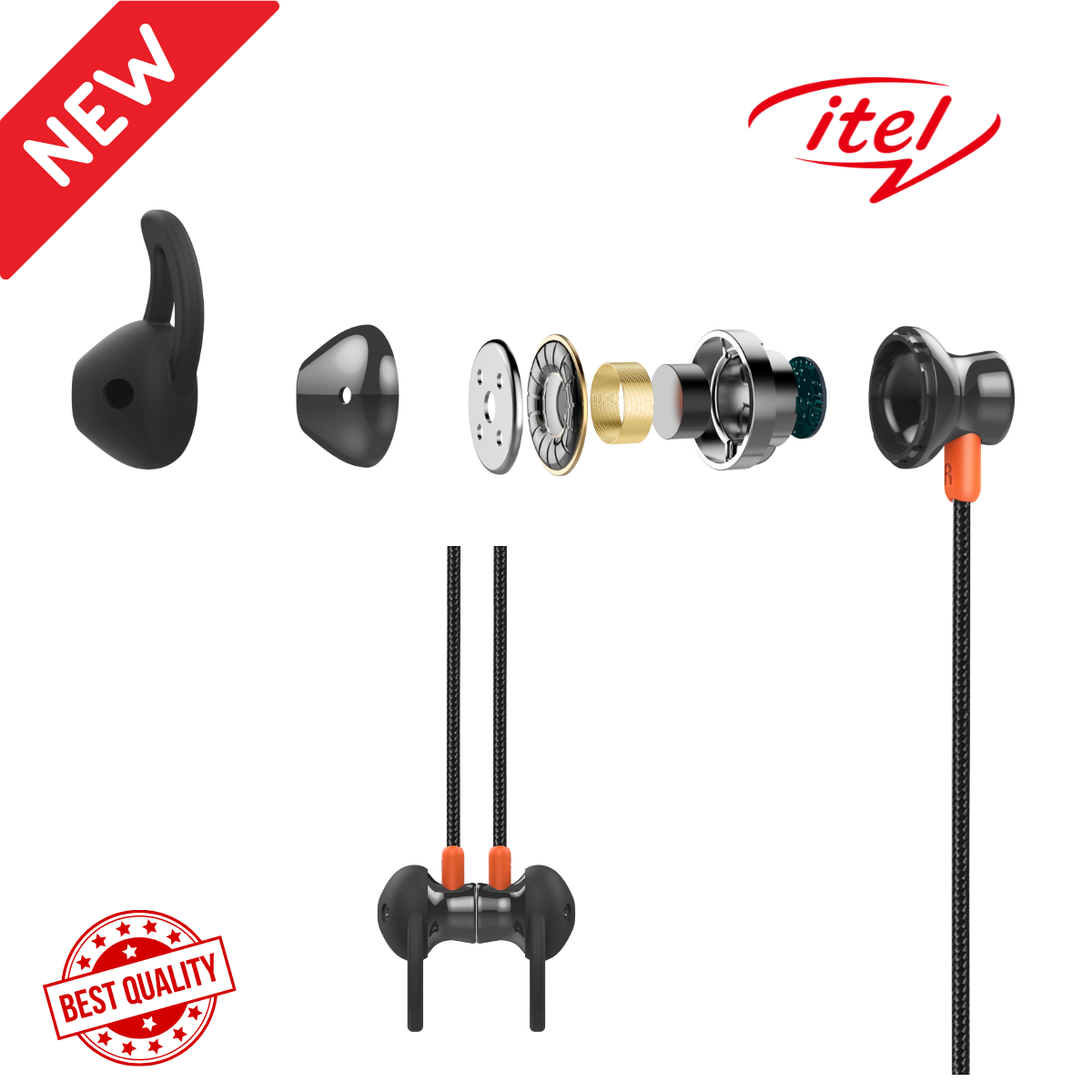 ECOUTEUR SPORT BLUETOOTH ITEL N33