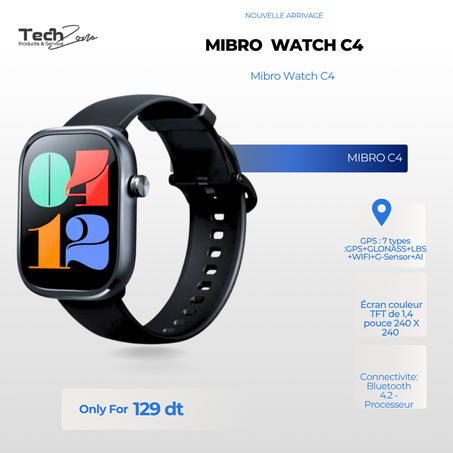 Montre Connectée MIBRO C4