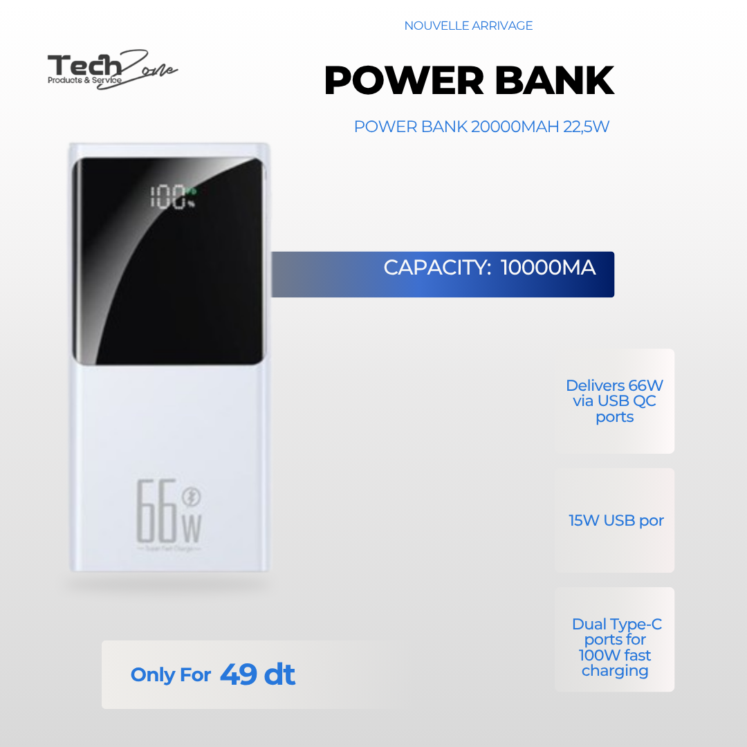 Power Bank 10000 66