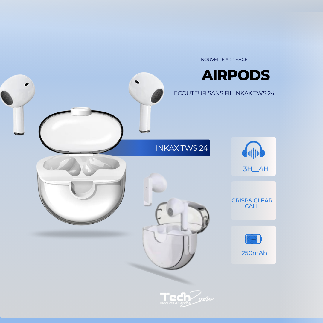 Kit Sans Fil Inkax TWS-24