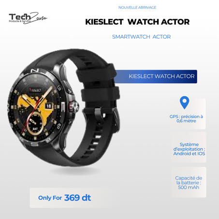 Montre Connectée Kieslect Calling Watch Actor