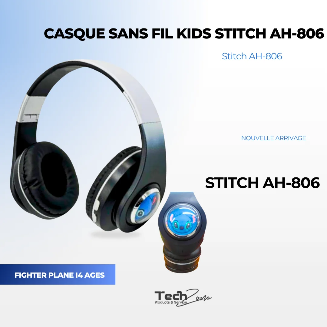 Casque Sans Fil Kids Stitch AH-806