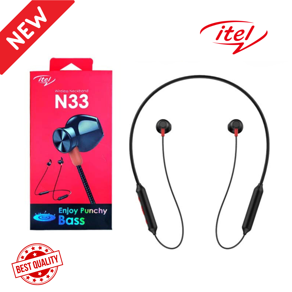 ECOUTEUR SPORT BLUETOOTH ITEL N33