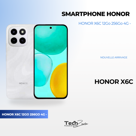 Smartphone HONOR X6C 12Go 256Go 4G