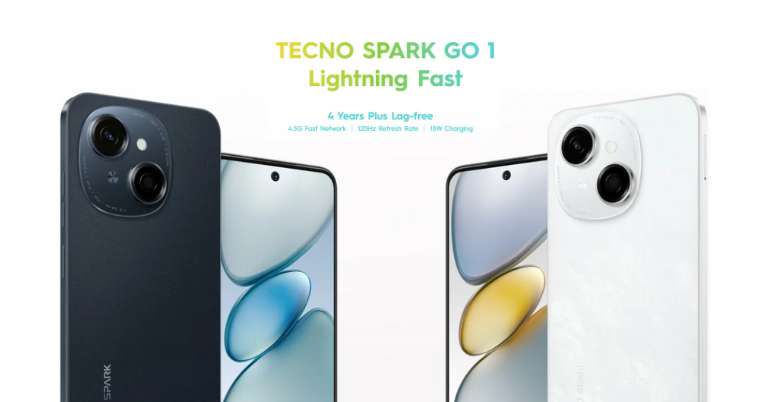 Smartphone TECNO Spark Go 1 4Go 128Go - Noir