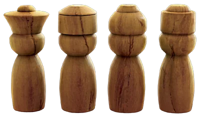 قطع لعبة الفتح الخشبية المصنوعة من الصناعة التقليدية المغربية