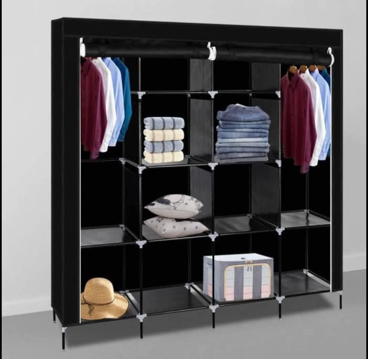 خزانة ملابس متعددة الطبقات لتنظيم الملابس