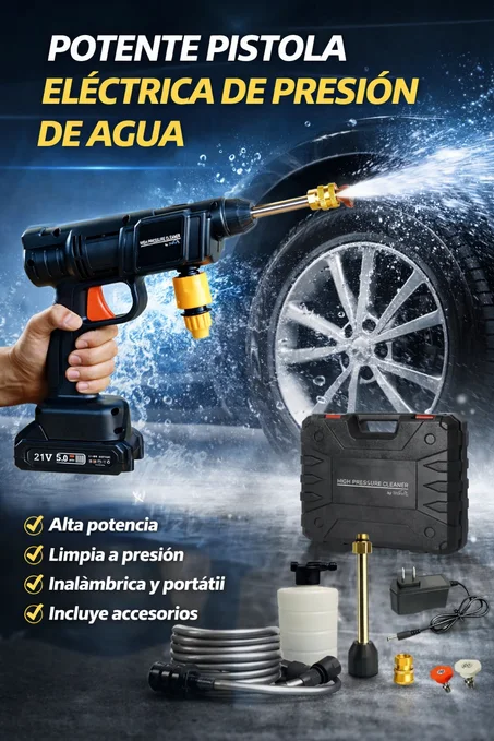 PISTOLA ELÉCTRICA DE PRESIÓN DE AGUA
