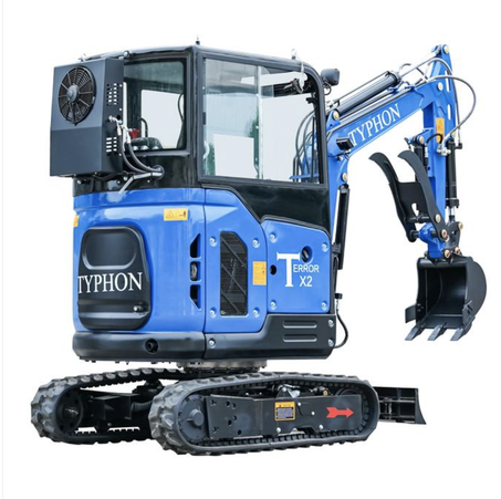 2025 TYPHON TERROR X2 Mini Excavator 2.7 Ton Kubota V1505 Diesel Engine | EPA Certified 8979  $ 17999