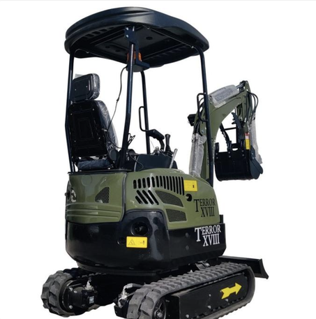 2025 4,000 lb TYPHON TERROR XVIII Mini Excavator – Kubota D902 Diesel Engine | EPA Certified