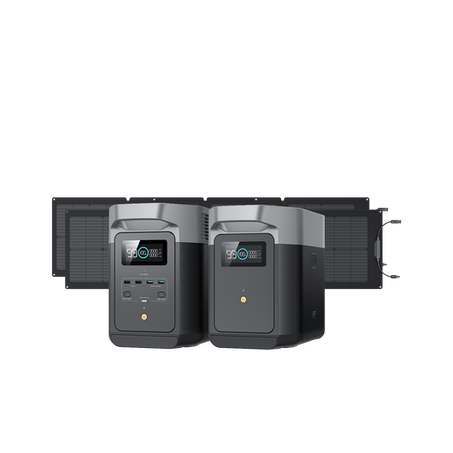 EcoFlow DELTA 2 + DELTA 2 Smart Extra Battery + 2*110W Solar Panel