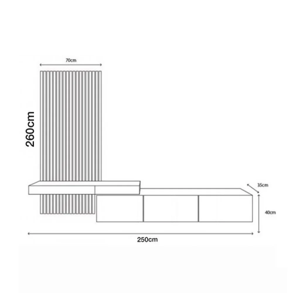 Meuble TV Mevalda