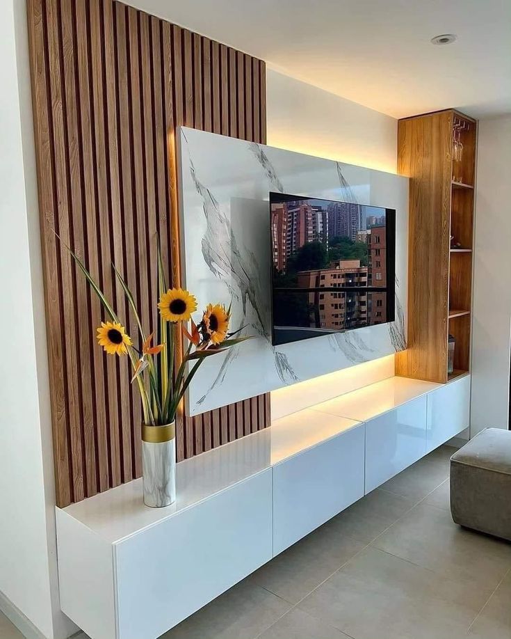 Meuble TV Intégré Élégance