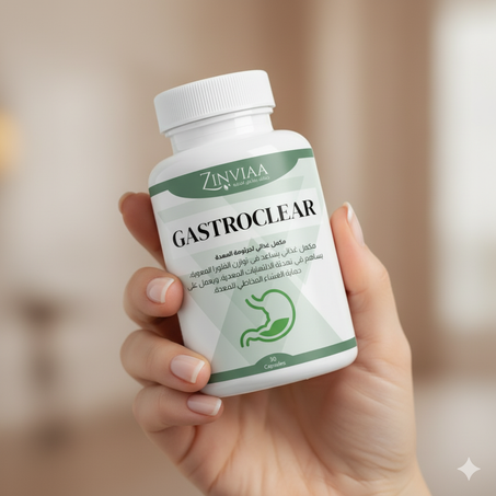 gastroclear .. مكمل غذائي لجرثومة المعدة