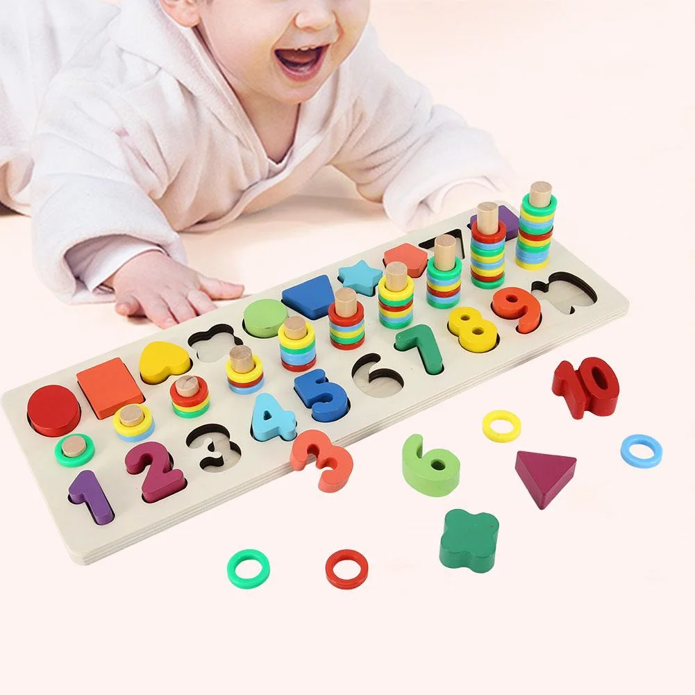 لعبة الأرقام الخشبية التعليمية