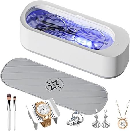 منظف ​​اهتزازي صغير للمجوهرات