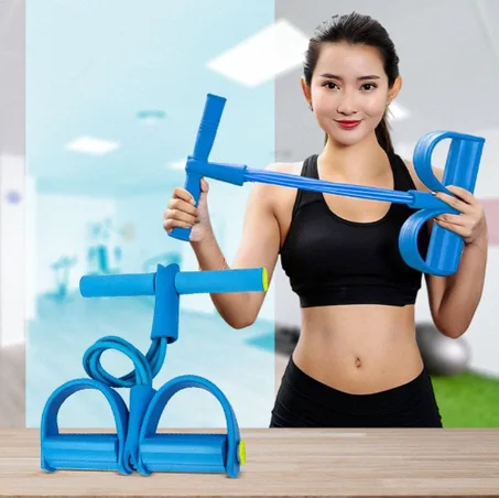 شريط مطاطي للساق للتدريب (أزرق)