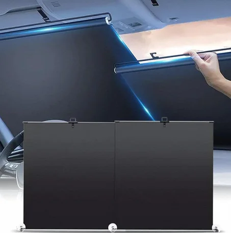 واقي الشمس القابل للسحب للسيارة