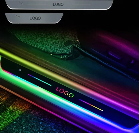 عتبات أبواب بأربعة ألوان LED