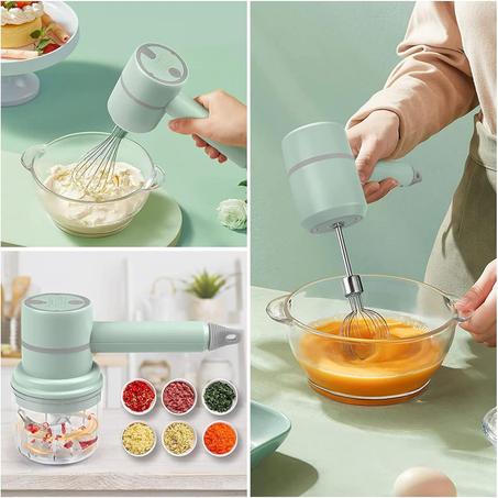 3 in 1 wireless electric hand mixer