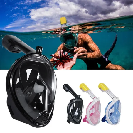Anti Fog Full Face Snorkel Diving Mask Swimming Dive Scuba Goggles Adult Kids