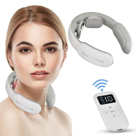 EMS عشرات الأشعة تحت الحمراء البعيدة التدفئة الكهربائية نبض الرقبة مدلك طوق سحب عنق الرحم العلاج لتخفيف الآلام محفز الرعاية الصحية