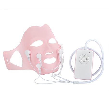 قناع علاج الوجه بالضوء الأحمر LED ، أداة تجميل الوجه ، قناع العلاج الضوئي بالاهتزاز ، العلاج بالضوء ، مضاد للتجاعيد