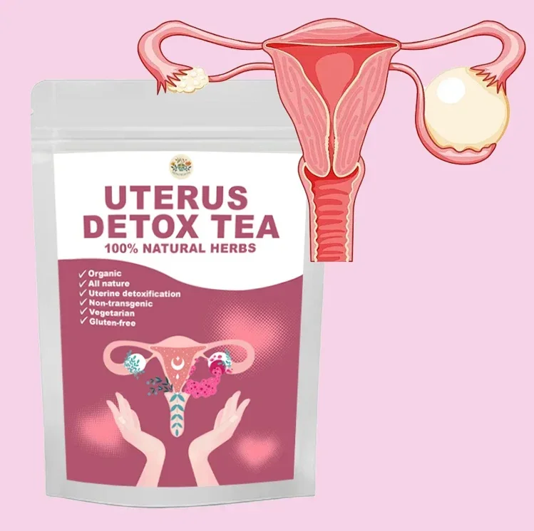 شاي ديتوكس الرحم الطبيعي – لدعم صحة المرأة وتنظيف الرحم بالأعشاب العضوية