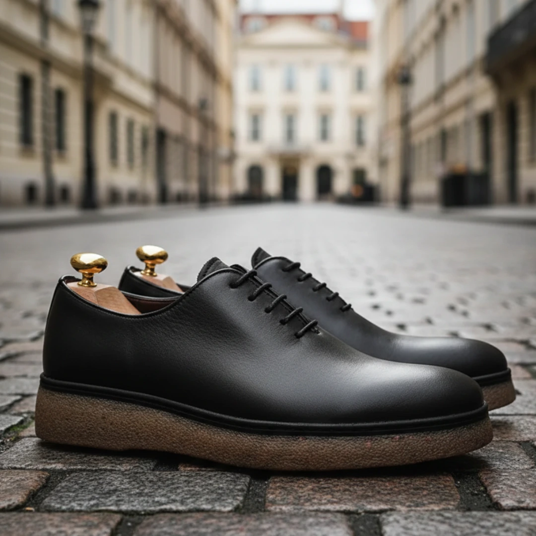 صباط جلد طبيعي -  L 002