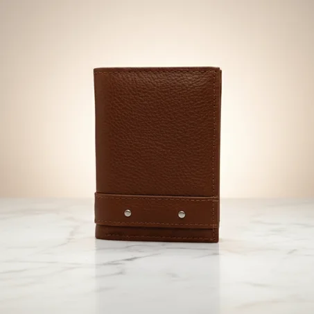 محفظة رجالية من الجلد الطبيعي - L002
