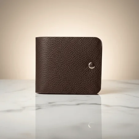 Porte-monnaie en cuir naturel  L003