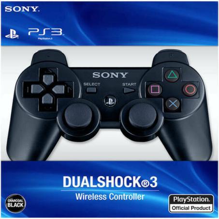 جهاز تحكم عن بعد لاسلكي لجهاز بلاي ستيشن 3، لوحة ألعاب سوداء، DualShock 3 جديد