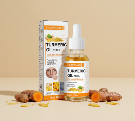 زيت الكركم ضد التجاعيد والبقع الداكنة