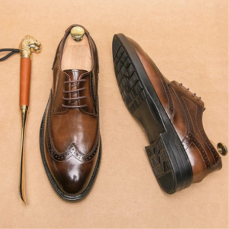 الأحذية الجلدية