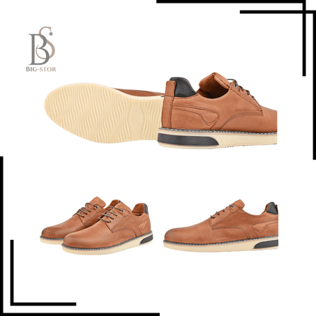 حذاء جلدي مريح و أنيق عالي الجودة " جلد كامل من الداخل و الخارج"