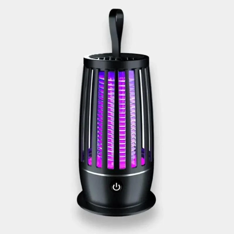 Lampe Anti-Moustique Électrique, Rechargeable, Silencieuse et Sans Danger