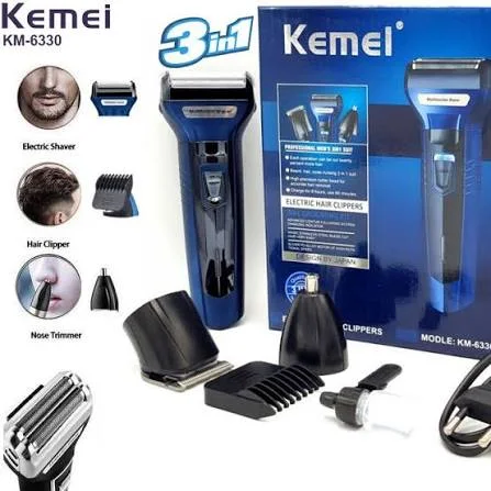 Rasoir Électrique 3 Têtes, avec un rasage Précis, Zéro Coupure, Confort Absolu