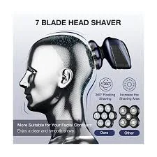 Rasoir électrique 7 têtes rechargeable