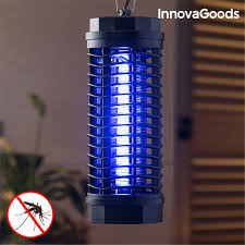 Lampe Anti-Moustique Électrique, Rechargeable, Silencieuse et Sans Danger