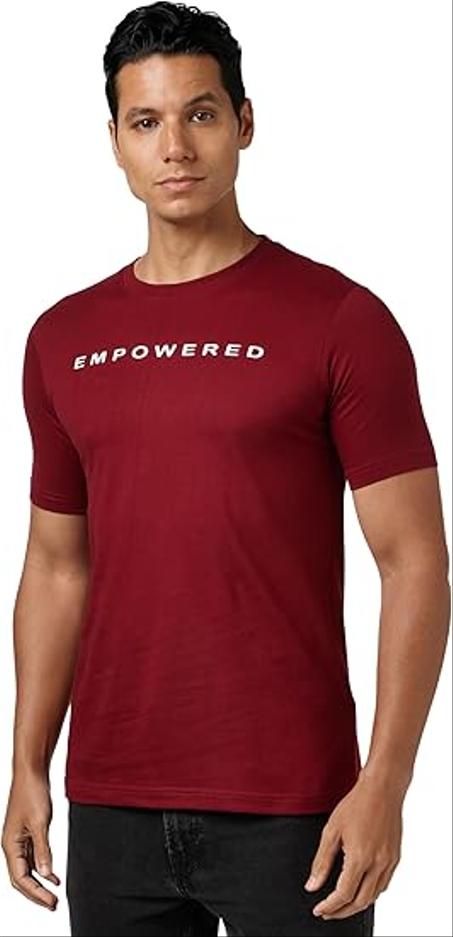 تي شيرت بقصة عادية للرجال من سيمبول التابعة للعلامة التجارية أمازون (SYM-SS22-TSH)