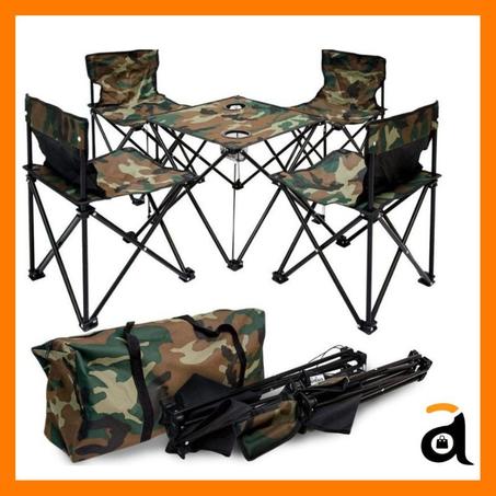 Table et chaise de camping