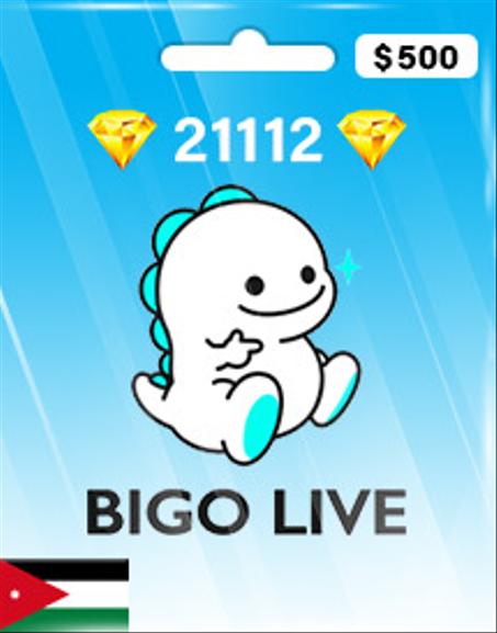 BIGO LIVE 21112 DIAMONDS USD500 (JO)