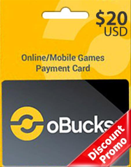 OBUCKS CARD USD20 DISCOUNT PROMO
