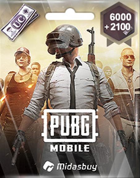 PUBG MOBILE 6,000 + 2,100 UC