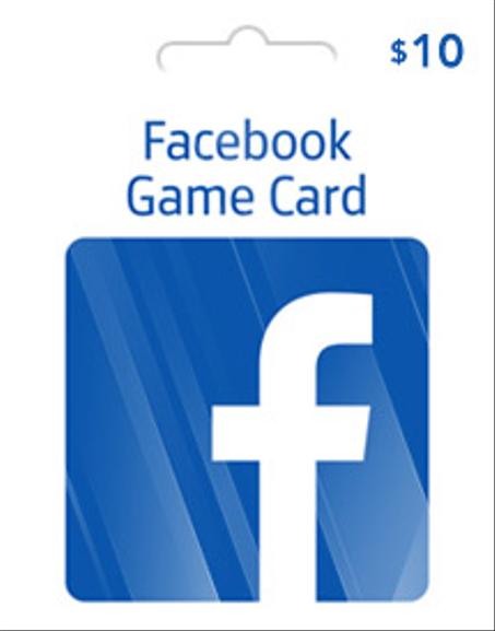 FACEBOOK USD10 GAME CARD (GLOBAL)