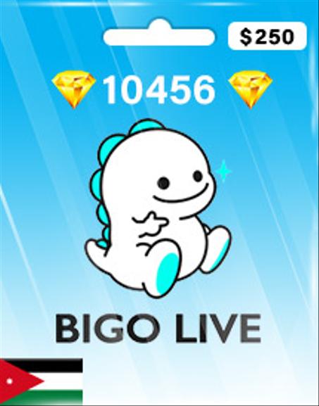 BIGO LIVE 10456 DIAMONDS USD250 (JO)