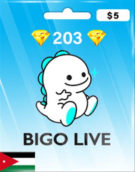 BIGO LIVE 203 DIAMONDS USD5 (JO)